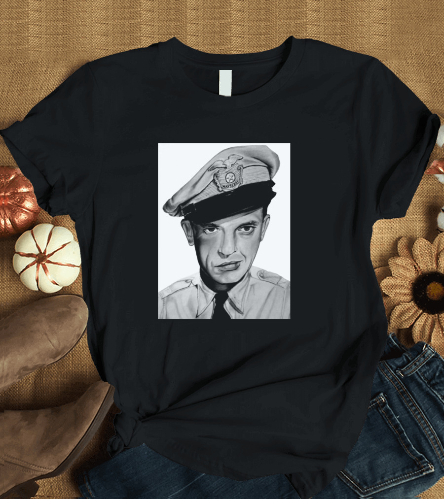 Barney Fife Mayberry Deputy Police Uniform T-Shirt
