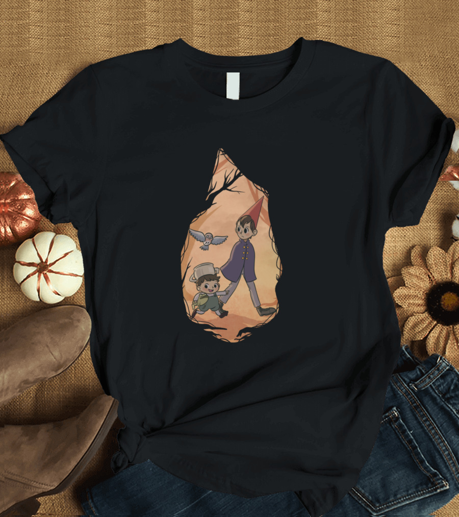 Over The Garden Wall Inspired Design Wirt Greg Beatrice Walking in Woods T-Shirt