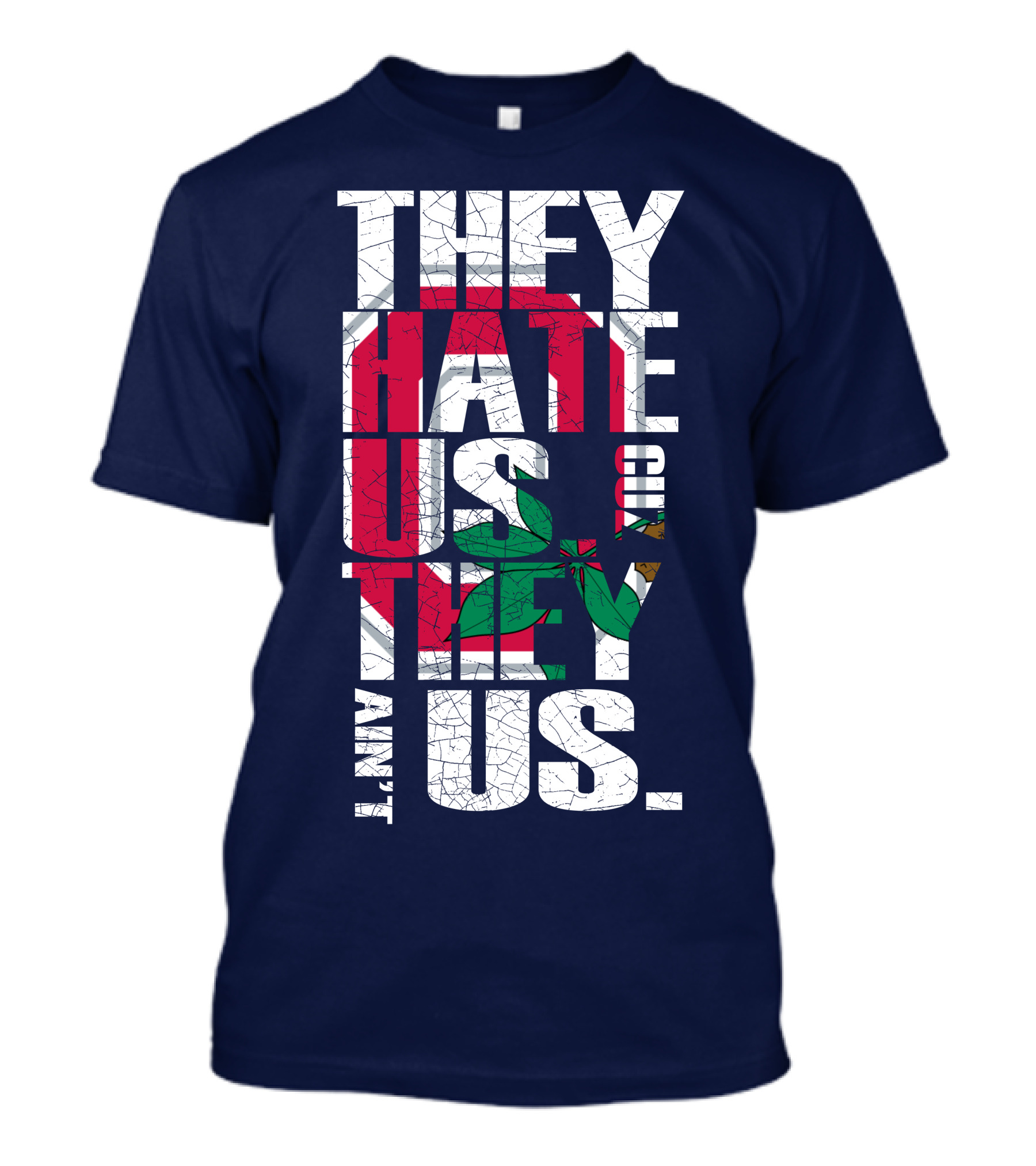 Ohio State Buckeyes They Hate Us Because They Ain't Us T-Shirt