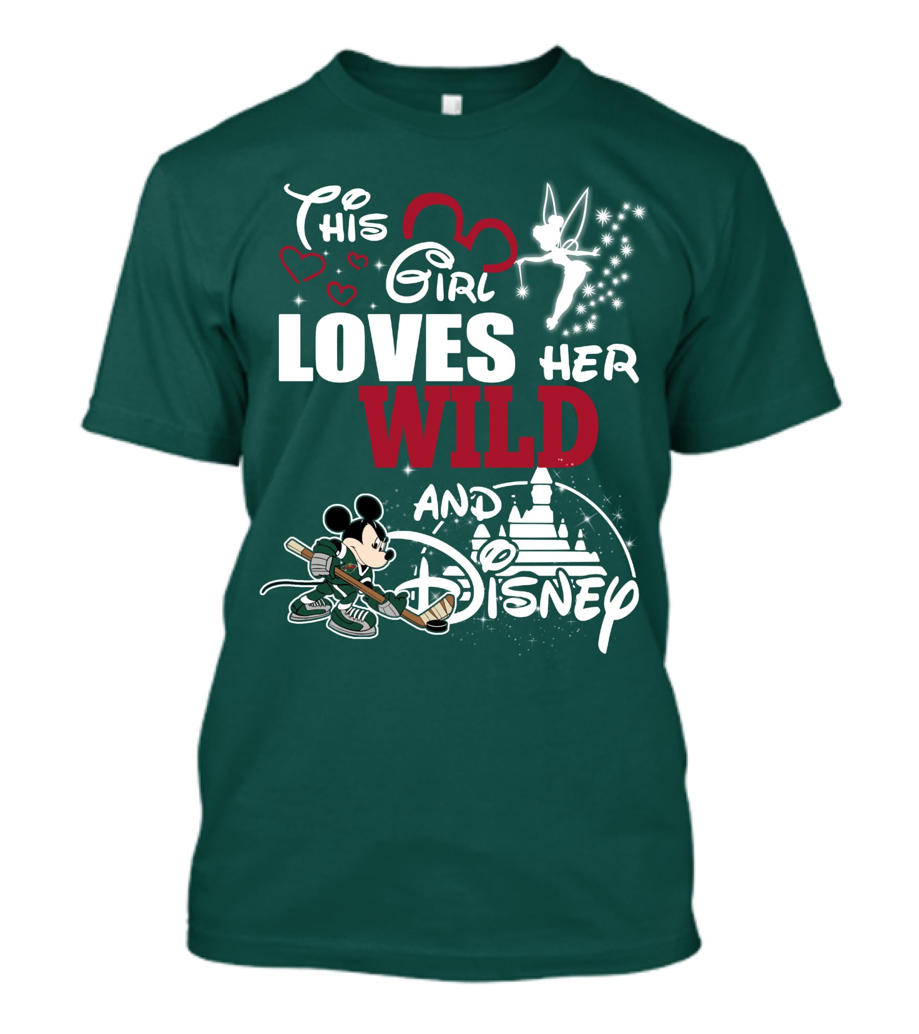 This Girl Loves Her Wild And Disney T-Shirt