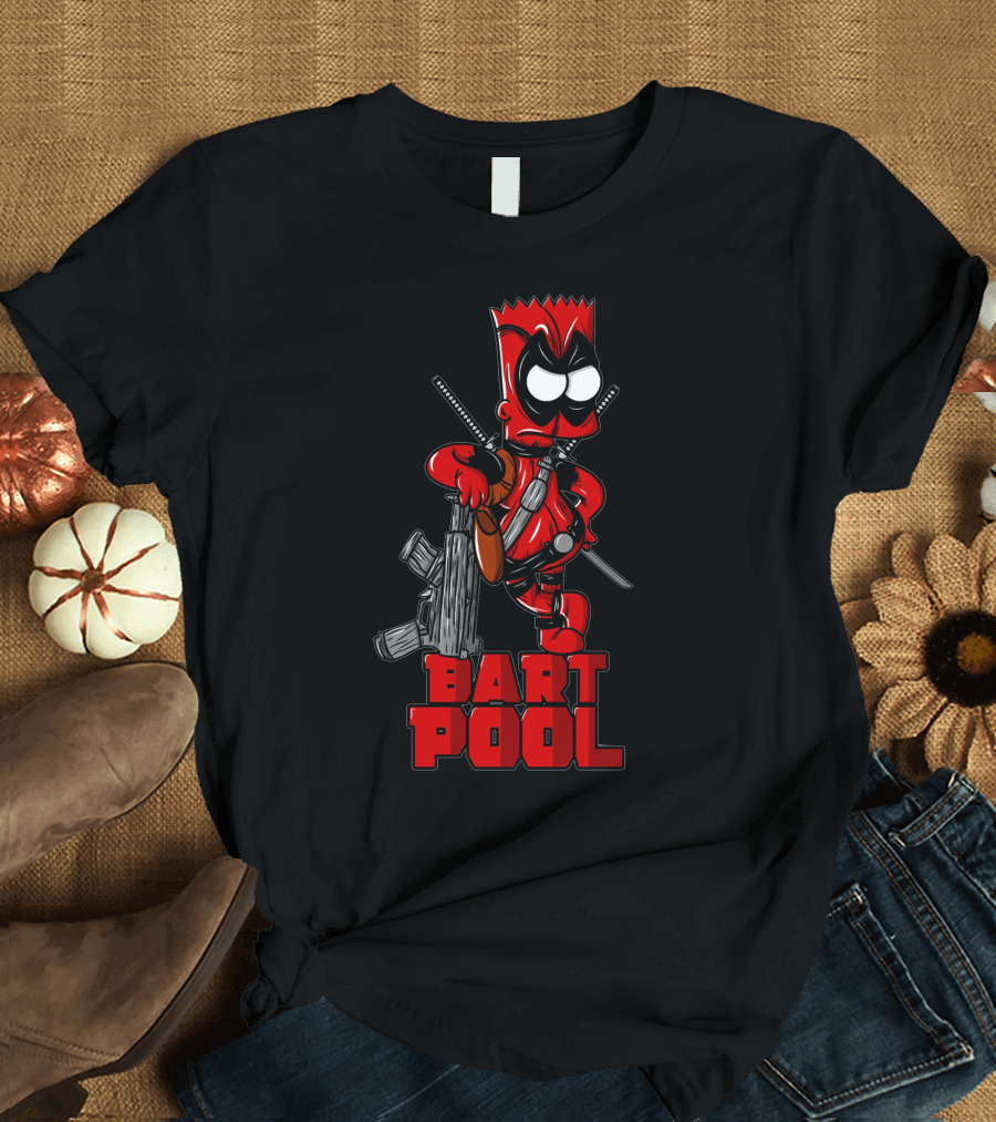 Bart Pool Ninja Attire T-Shirt