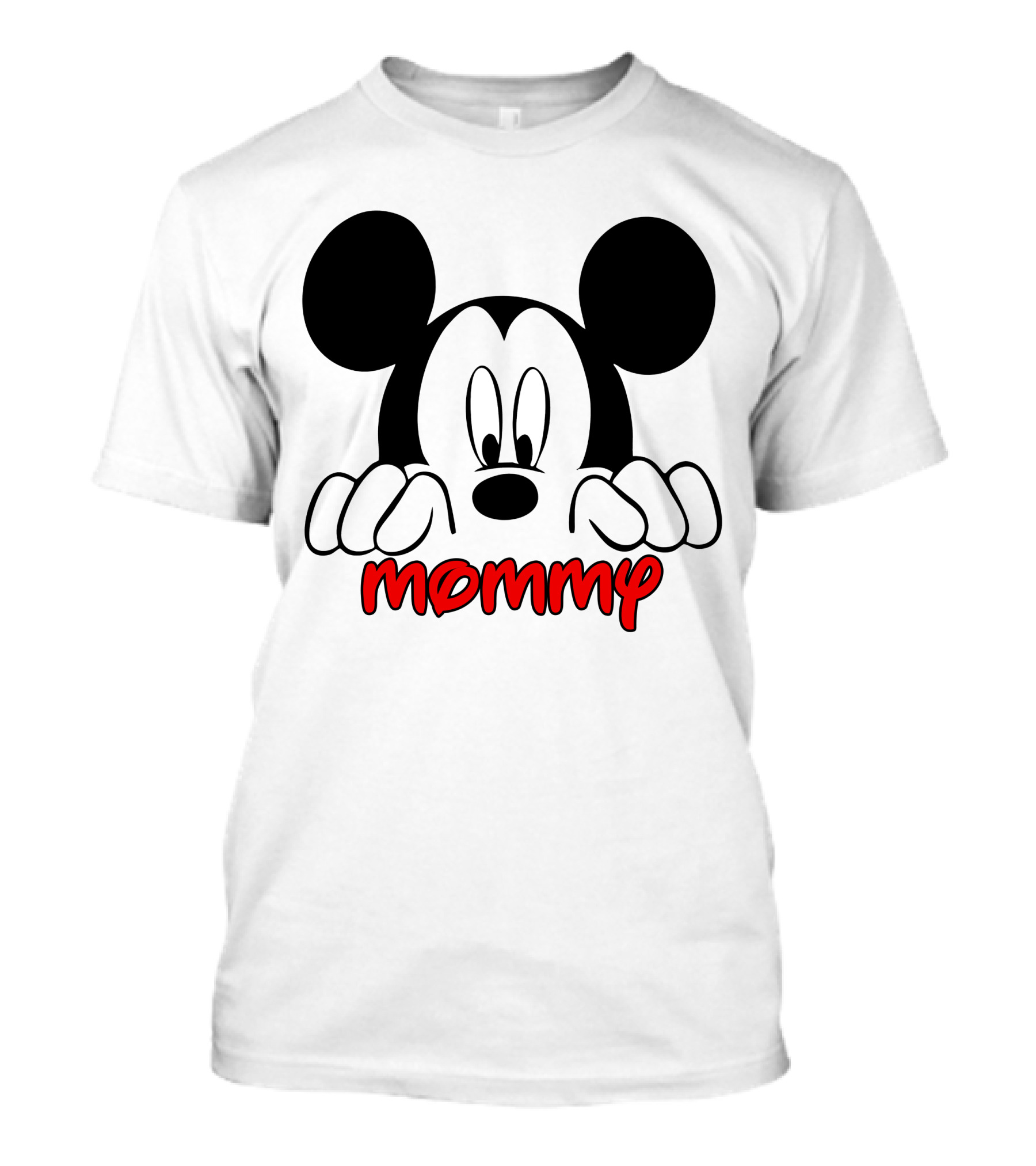 Mickey Mouse Peeking Mommy T-Shirt