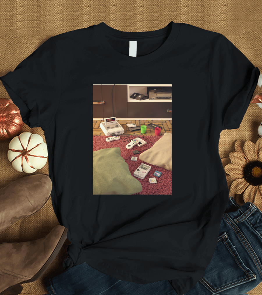 80's Kid Retro Gaming Console and Handheld Nostalgia T-Shirt