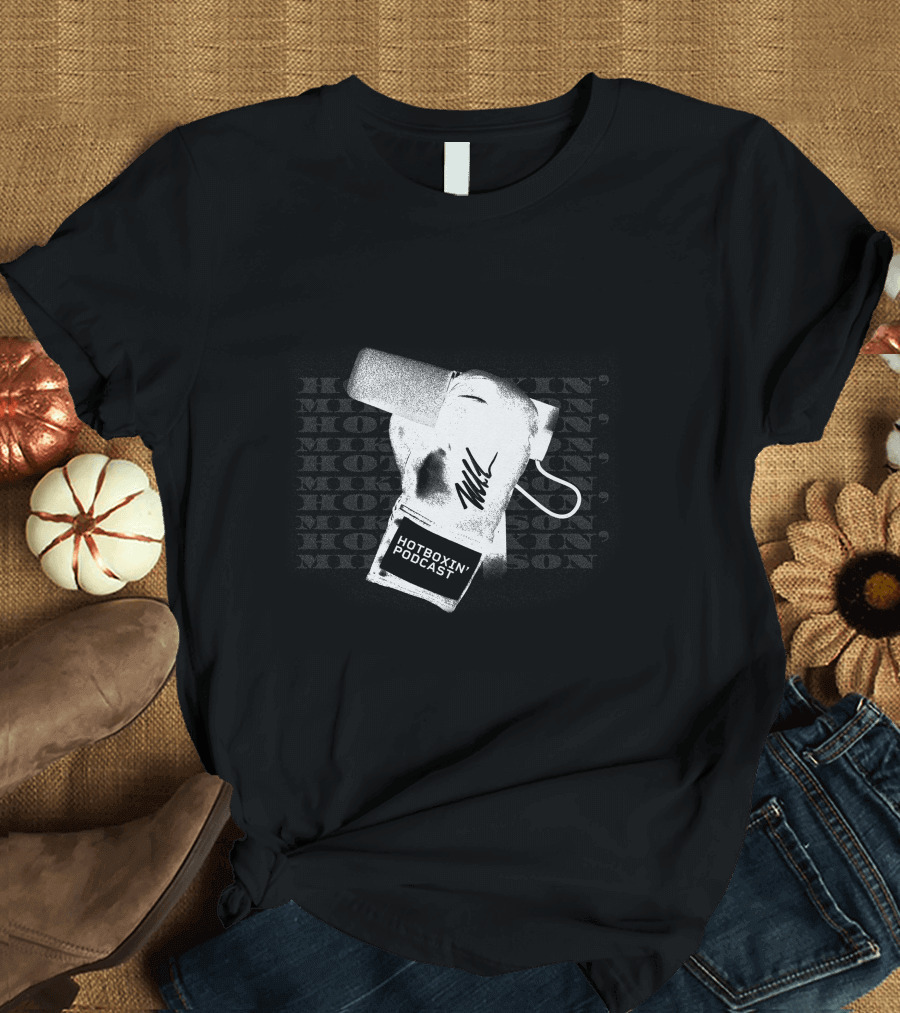 Hotboxin Podcast Boxing Glove with Signature T-Shirt