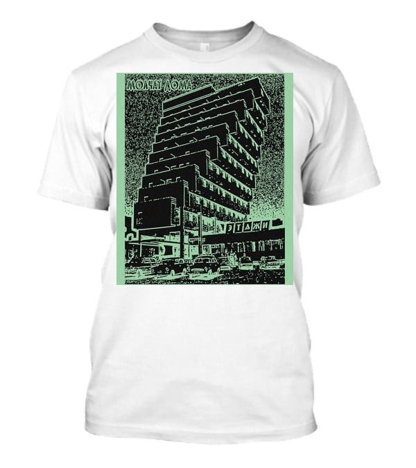 Molchat Doma Etazhi Album Cover Soviet Brutalism Architecture T-Shirt