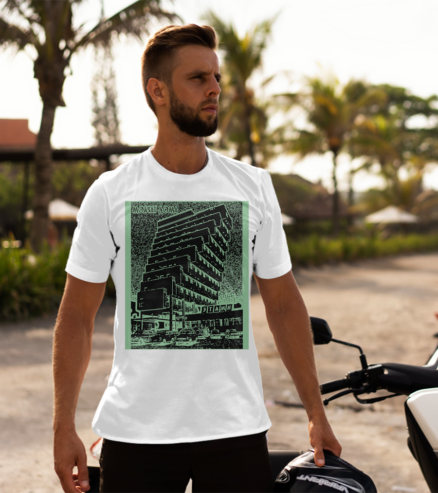 Molchat Doma Etazhi Album Cover Soviet Brutalism Architecture T-Shirt