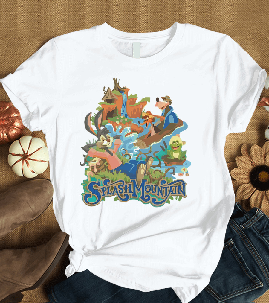 Splash Mountain Disney Characters Adventure T-Shirt