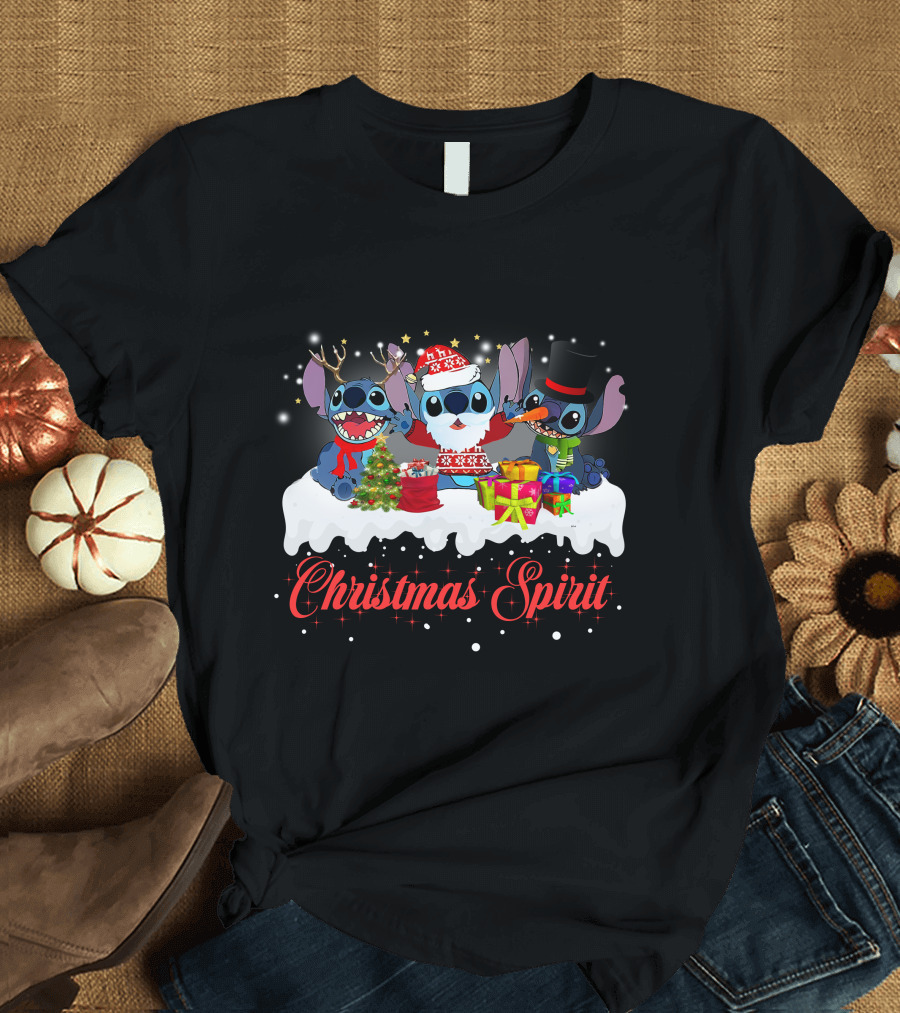 Christmas Spirit Stitch Premium GC818 T-Shirt