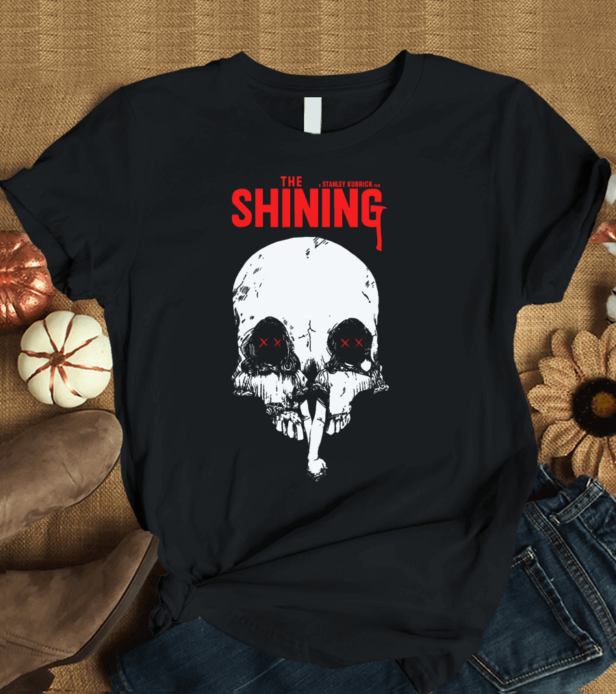 THE SHINING FRIDAY THE 13TH STANLEY KUBRICK SKULL TWINS T-Shirt