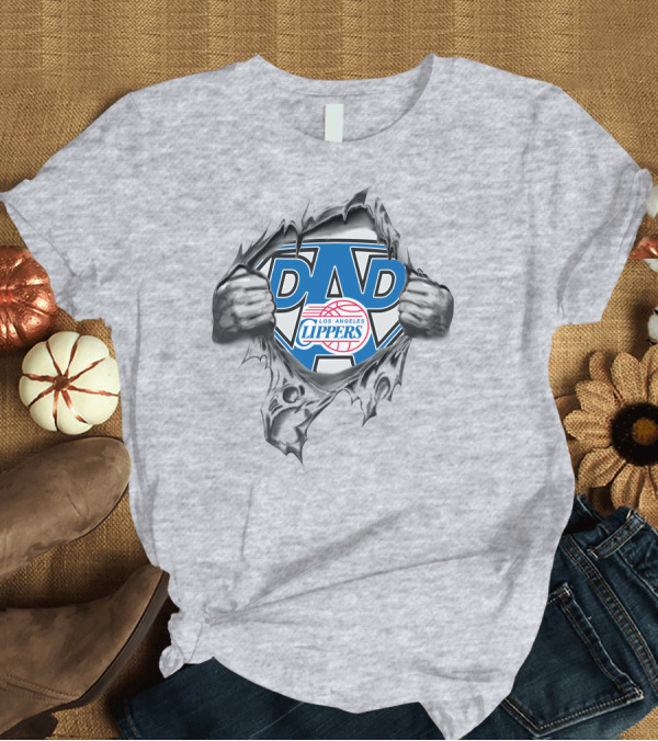 T-Shirt: Los Angeles Clippers NBA Super Dad T-Shirt Los Angeles Clippers NBA Super Dad T-Shirt