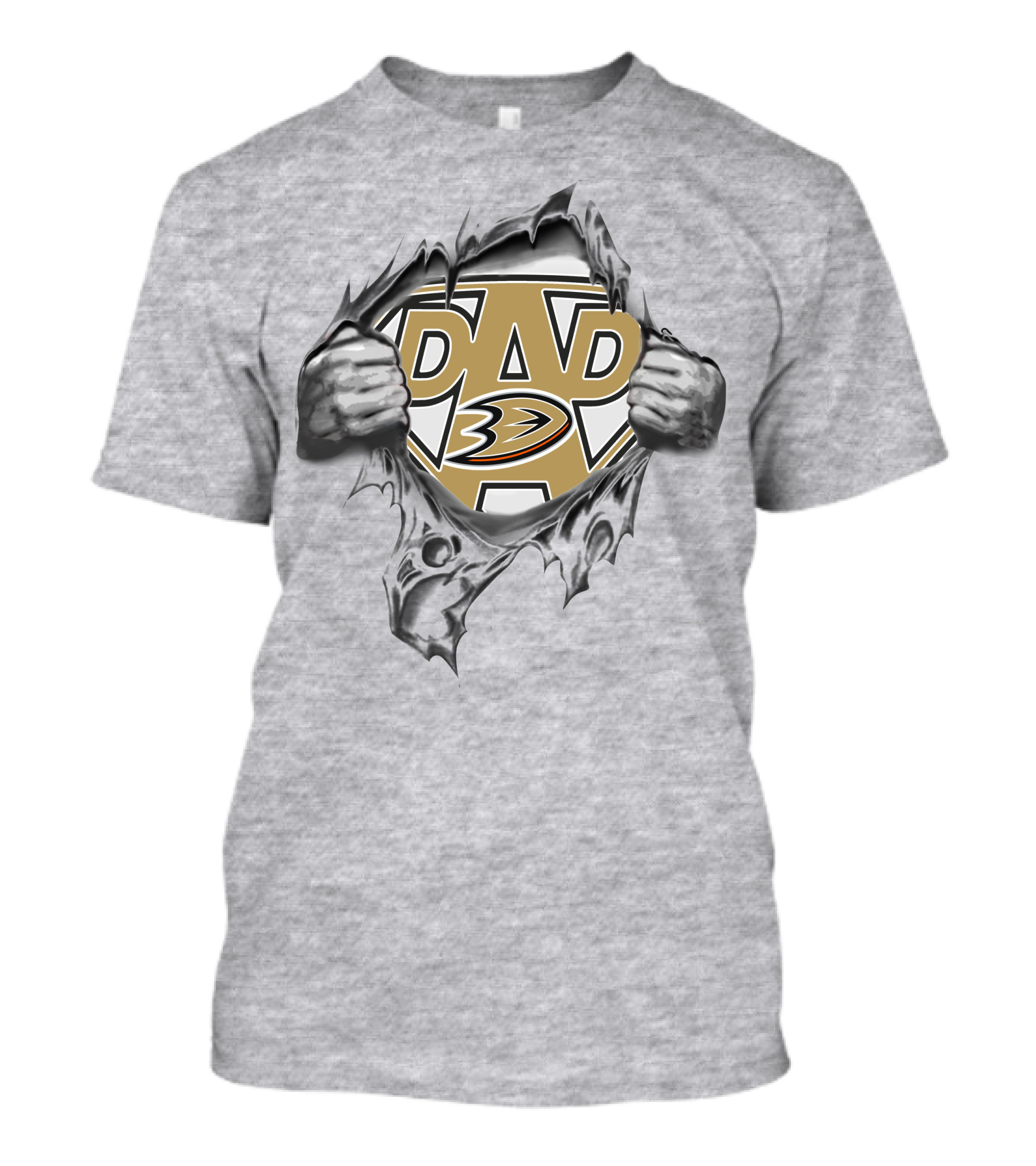 Anaheim Ducks Super Dad Logo Reveal T-Shirt