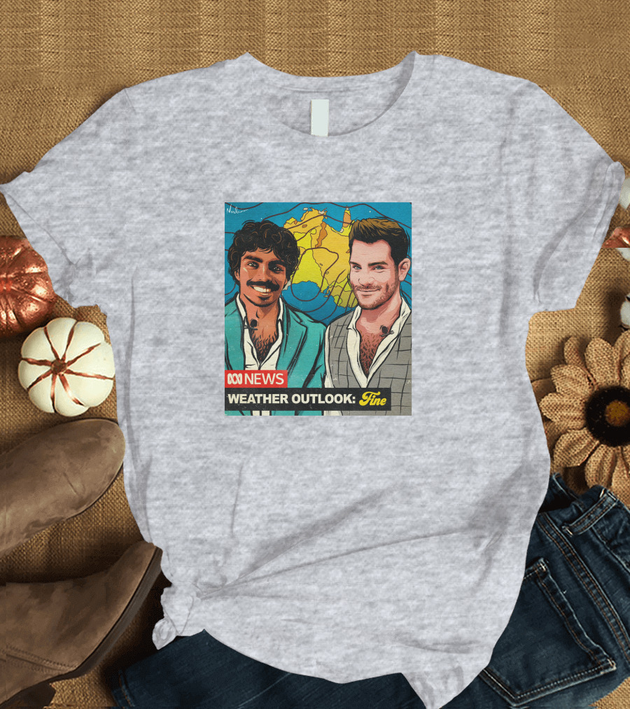Nordacious ABC Weather News Weather Outlook Fine Rob Stott T-Shirt