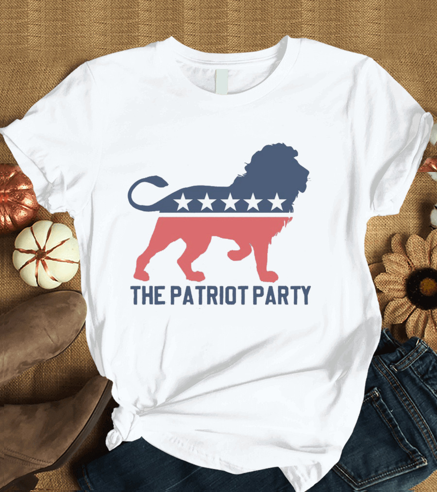 The Patriot Party Lion with Stars T-Shirt