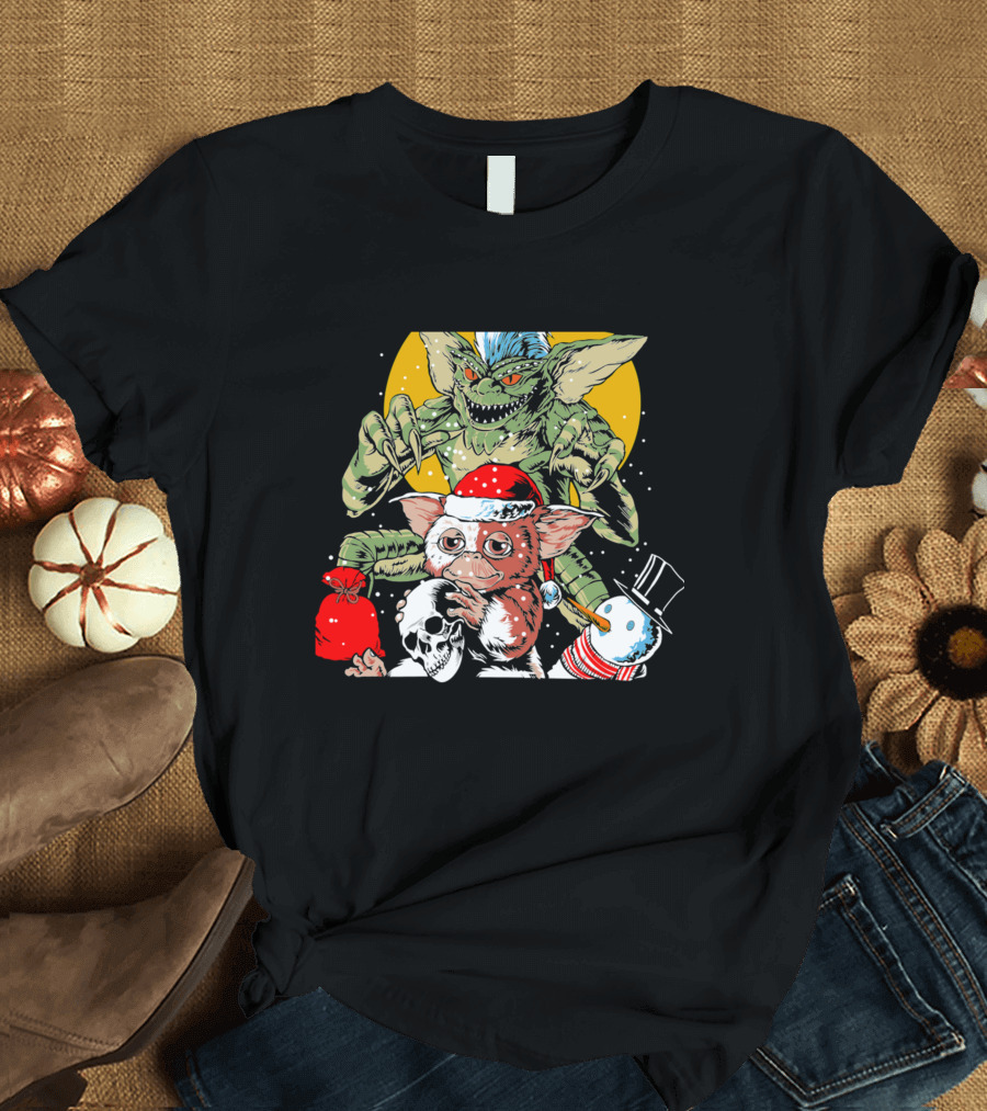Gizmo and Gremlin Christmas Mischief Adventures T-Shirt