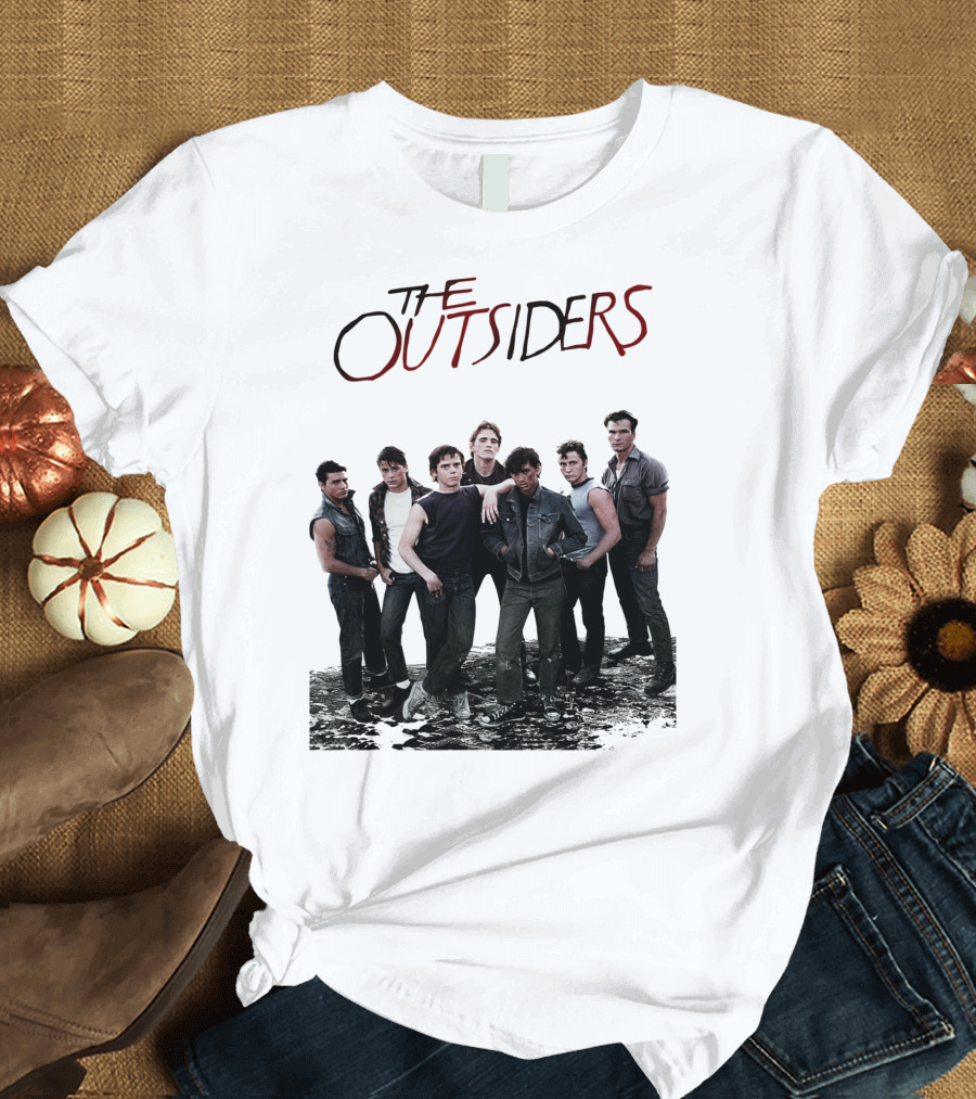 The Outsiders 1983 Movie Cast Photo Classic T-Shirt