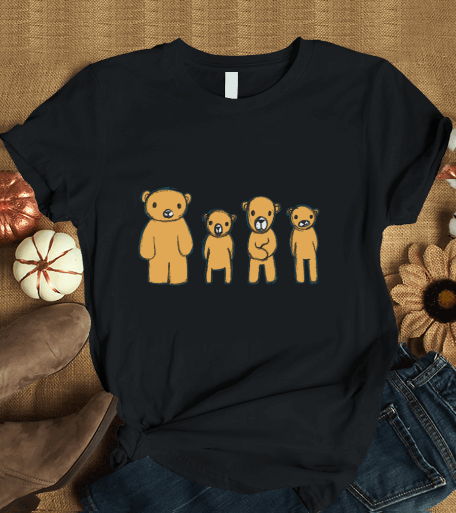 Baby Bear Rock Band Quartet T-Shirt