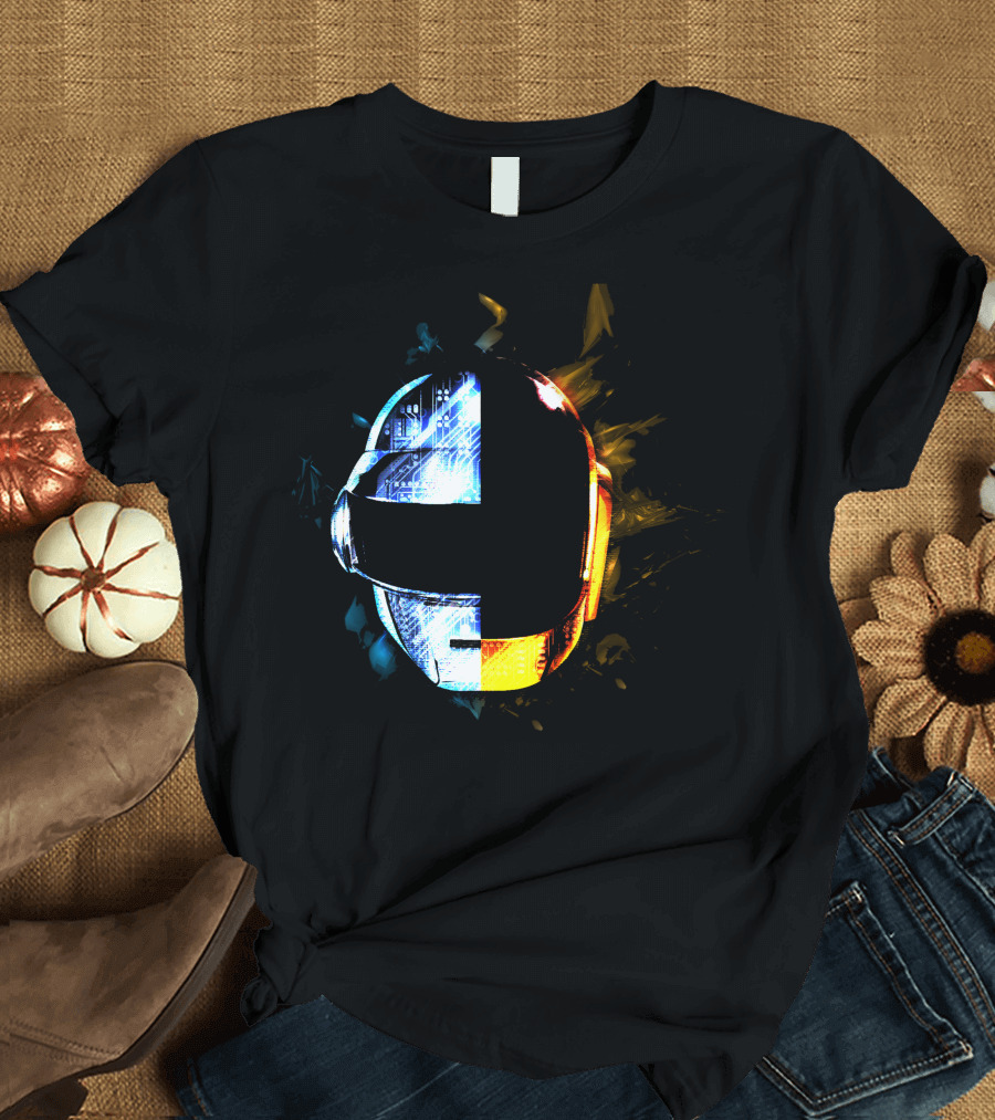 Daft Punk Digital Helmet T-Shirt