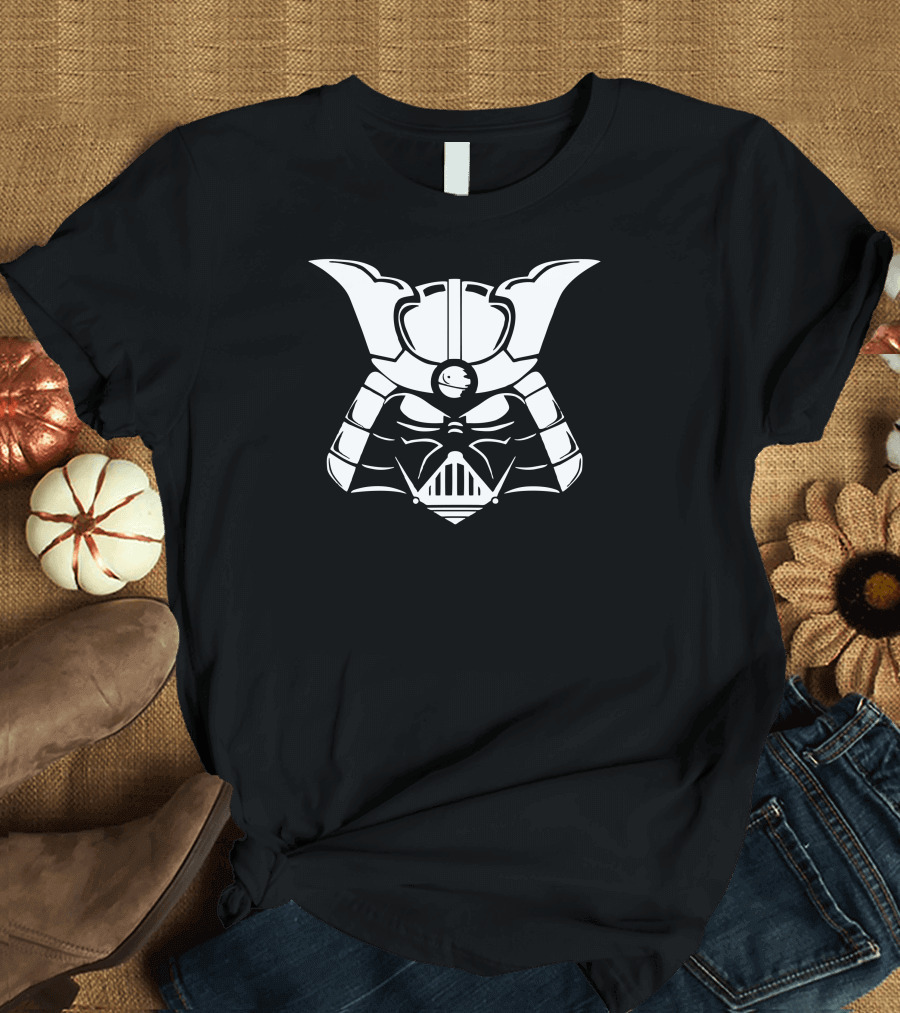 Darth Vader Samurai Helmet Fusion T-Shirt