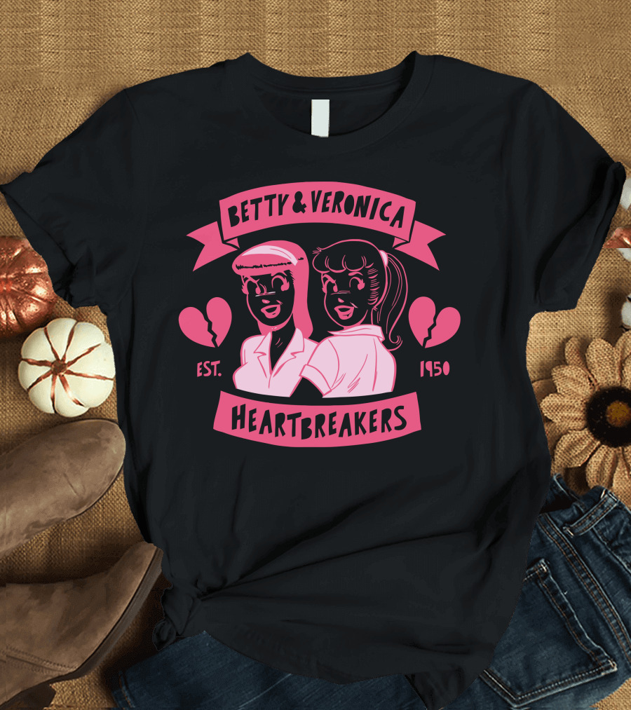Betty and Veronica Heartbreakers Est. 1950 T-Shirt