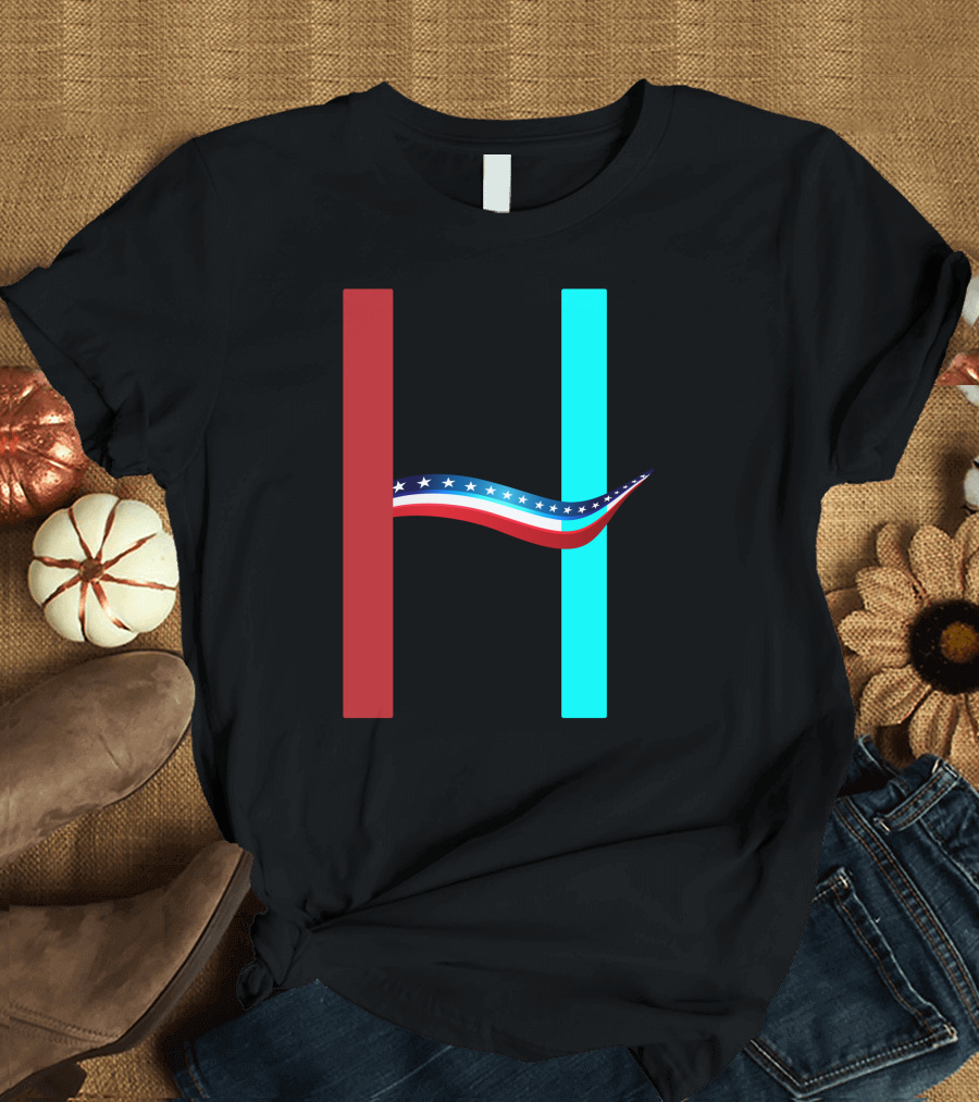 Hillary Is My President Patriotic Stars and Stripes H T-Shirt