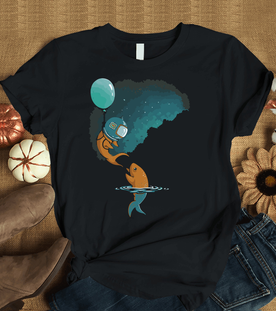 Something I Must Do: Astronaut Fish Balloon Adventure T-Shirt