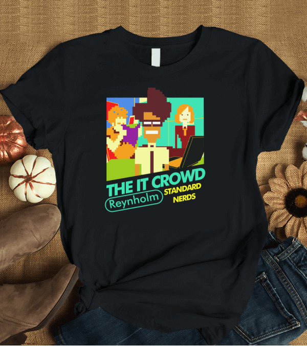 T-Shirt: The IT Crowd Reynholm Standard Nerds NES Game T-Shirt The IT Crowd Reynholm Standard Nerds NES Game T-Shirt