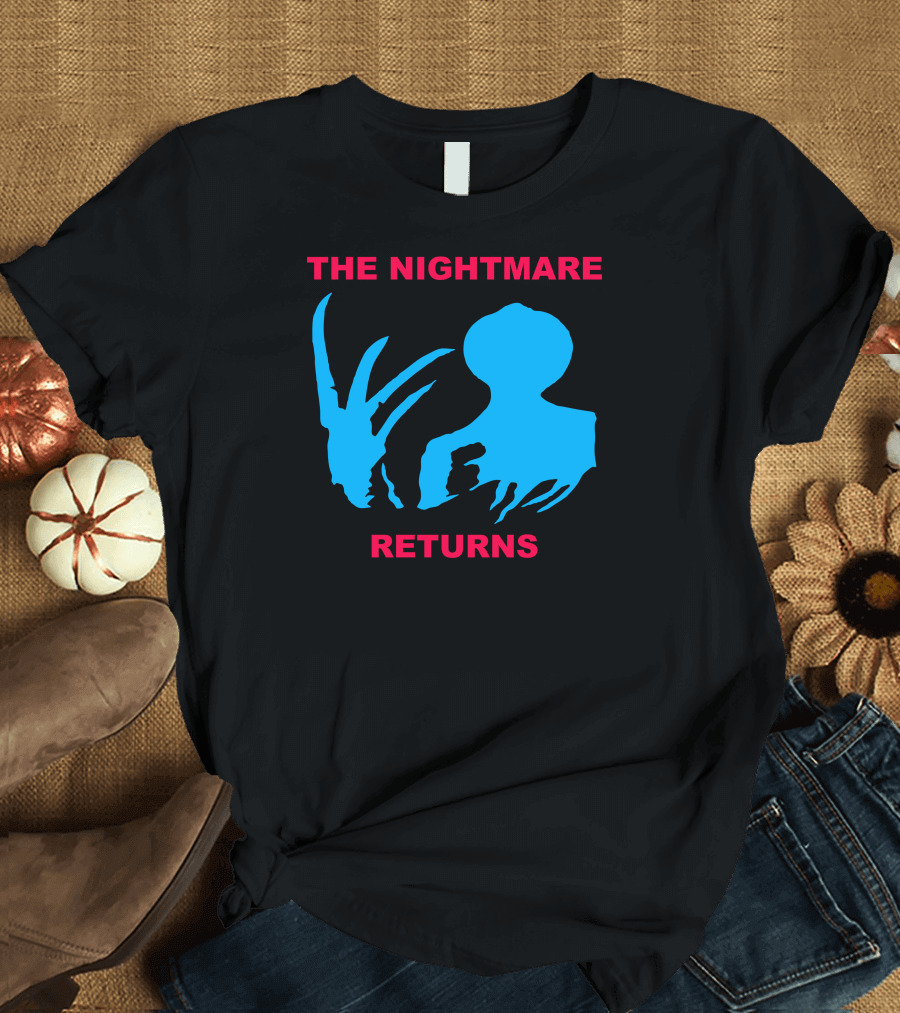 Freddy Krueger The Nightmare Returns Iconic Claw T-Shirt