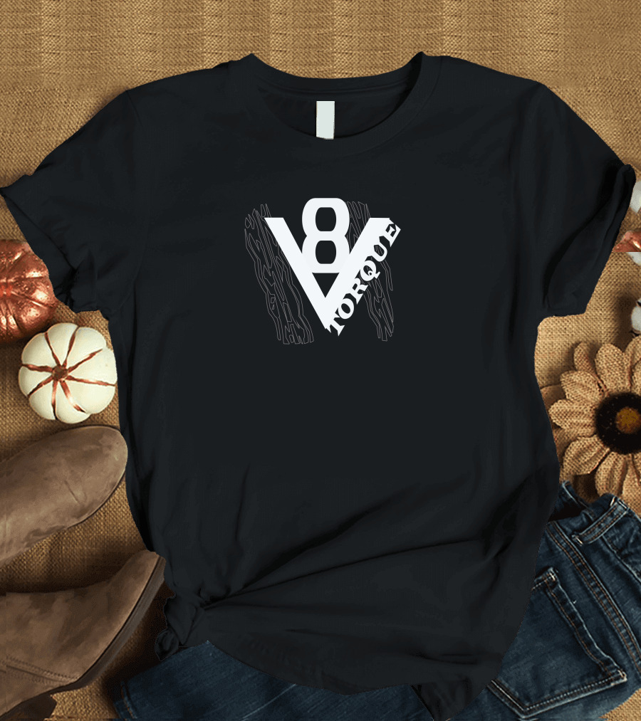 V8 Torque Woodgrain Style Vintage T-Shirt