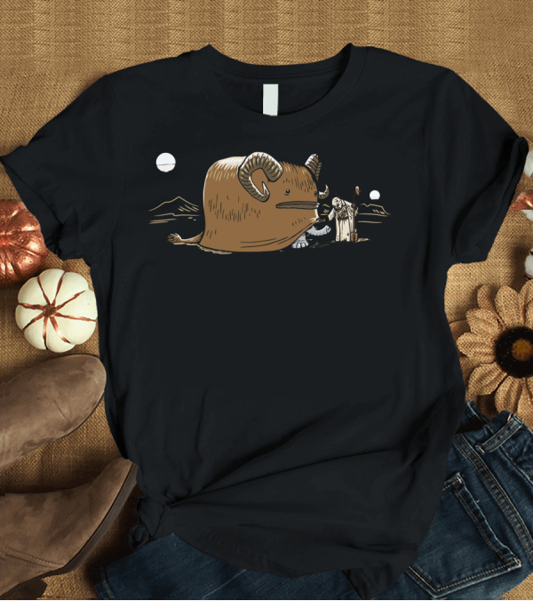 T-Shirt: Bantha Phant Star Wars Adventure in the Desert Landscape T-Shirt Bantha Phant Star Wars Adventure in the Desert Landscape T-Shirt