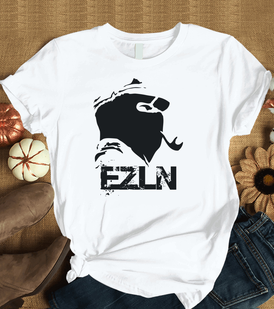 EZLN Subcomandante Marcos Silhouette Image T-Shirt
