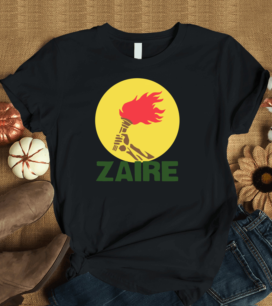 Zaire Flaming Torch Emblem T-Shirt