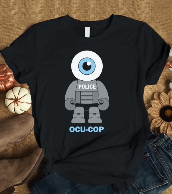 T-Shirt: OCU-COP Police Eyeball Robot Character T-Shirt OCU-COP Police Eyeball Robot Character T-Shirt