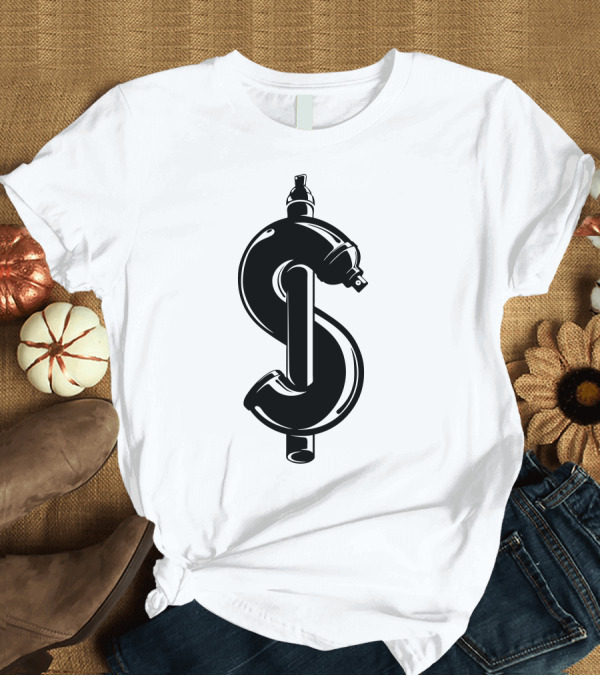 T-Shirt: Dollar Spray Can Symbol Fusion T-Shirt Dollar Spray Can Symbol Fusion T-Shirt