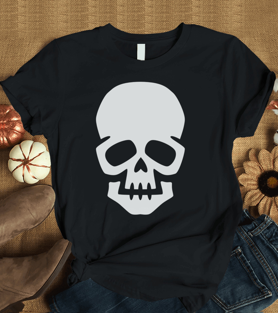 Mr Skull Iconic Minimalist Skull T-Shirt