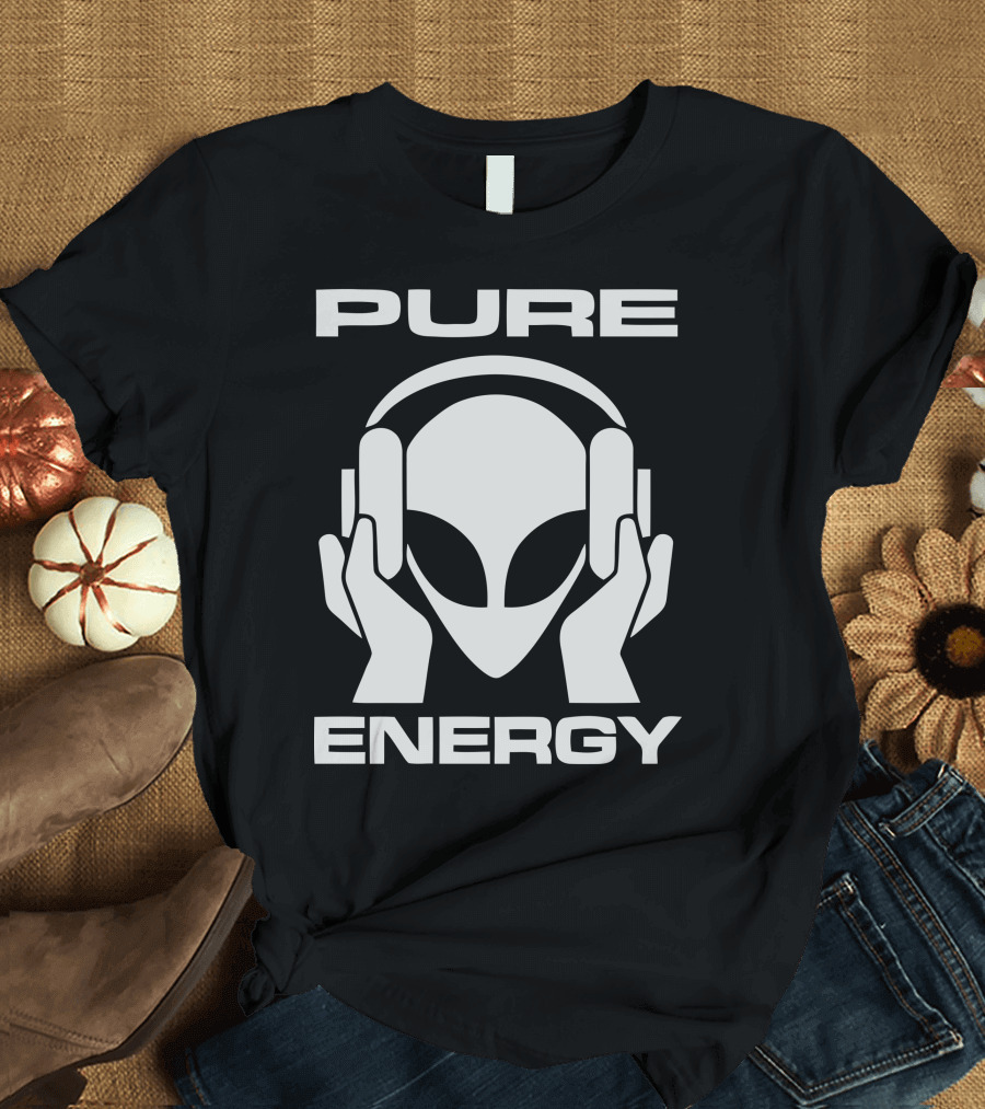 PURE ENERGY Alien Headphones Vibe T-Shirt