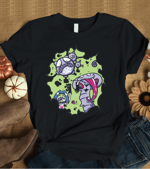 T-Shirt: Team Rocket Wobbuffet Arbok Comic T-Shirt Team Rocket Wobbuffet Arbok Comic T-Shirt
