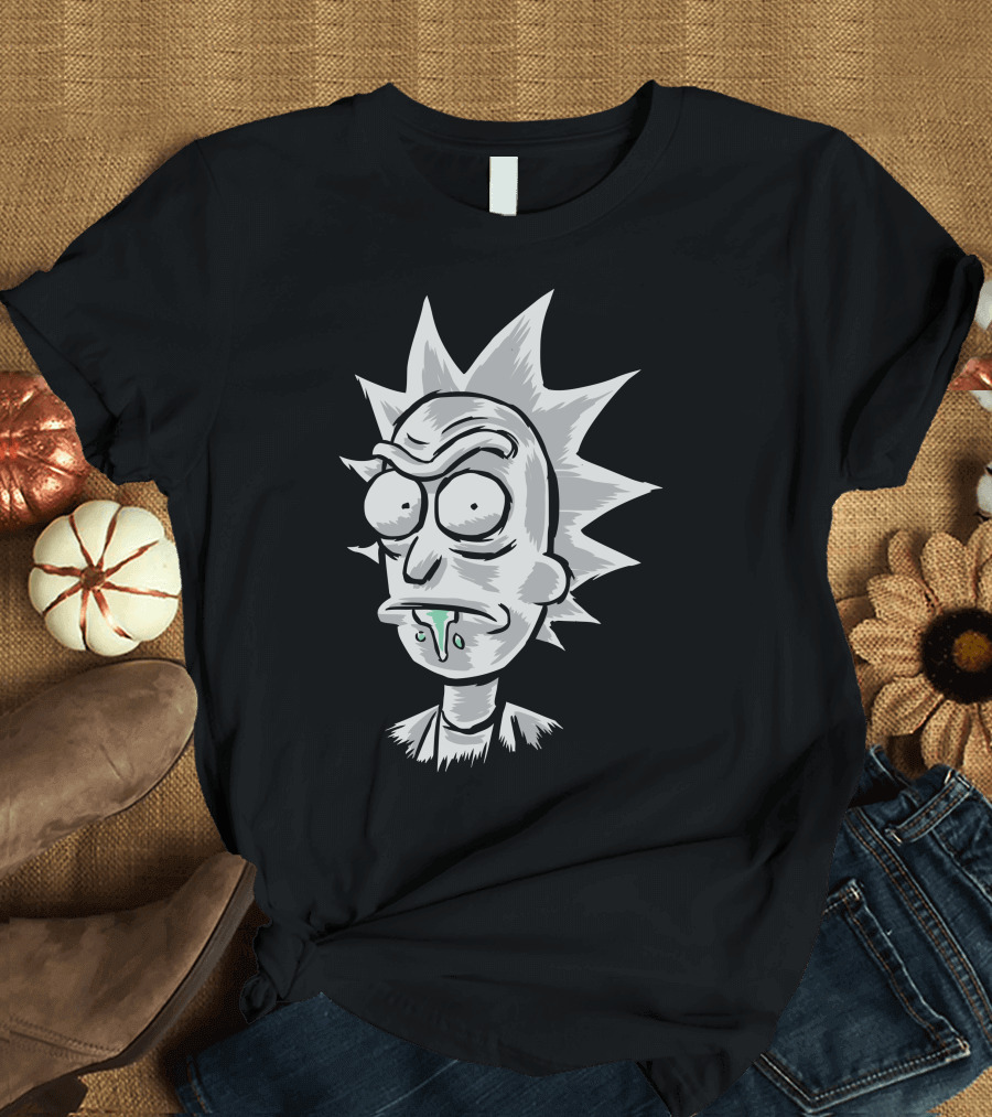 Rick Cartoon Scientific Sketch T-Shirt