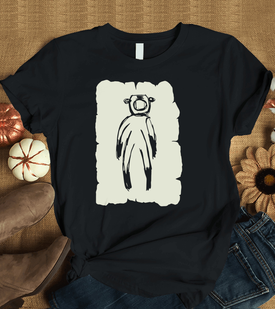 Shade Astronaut Bear Sketch T-Shirt