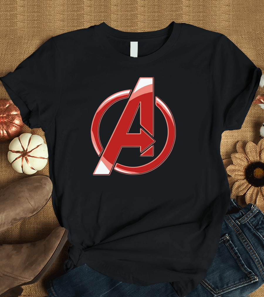 Red Avengers A Emblem T-Shirt