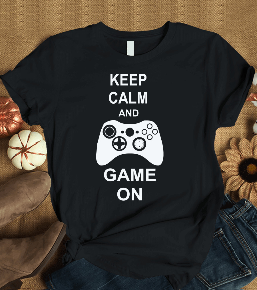 KEEP CALM AND GAME ON CONTROLLER T-Shirt