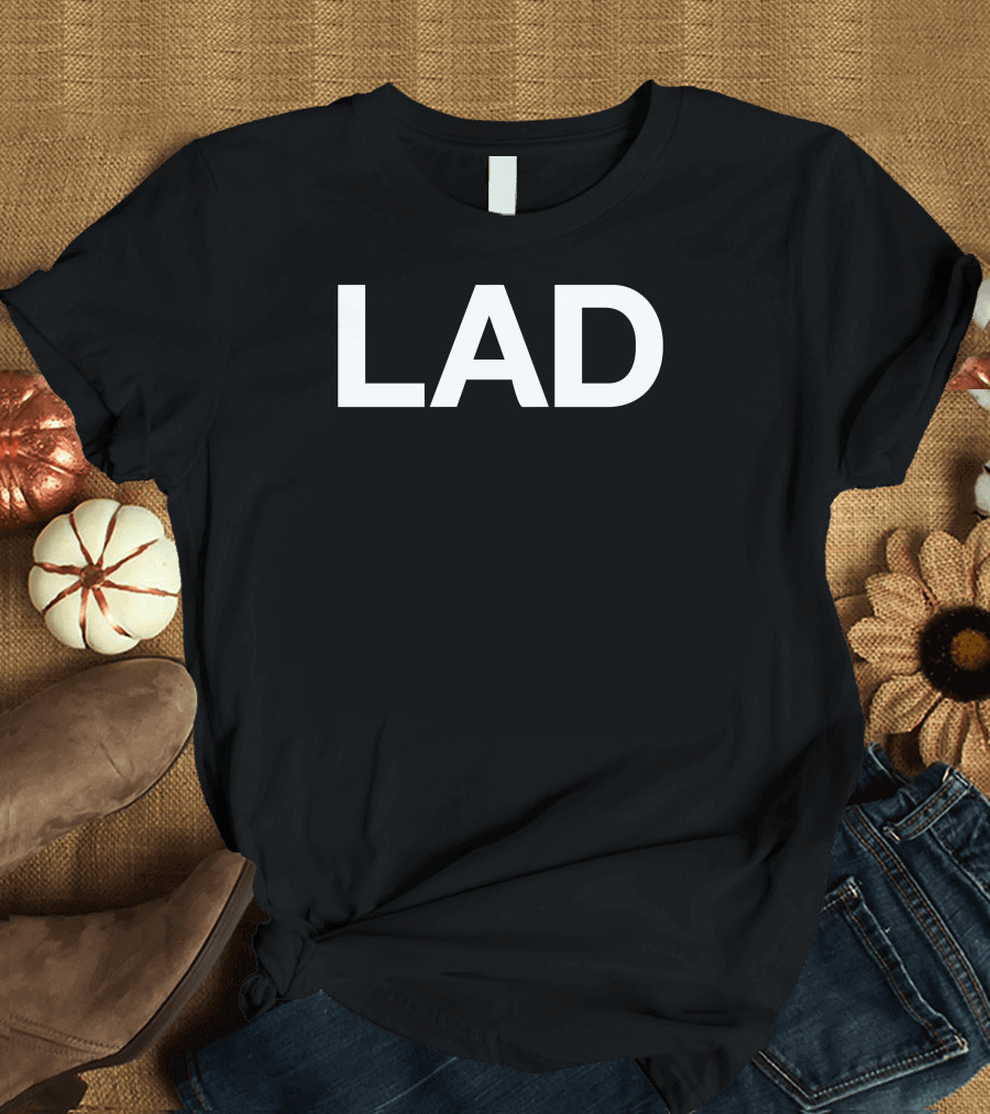 LAD Simple Bold Typography T-Shirt