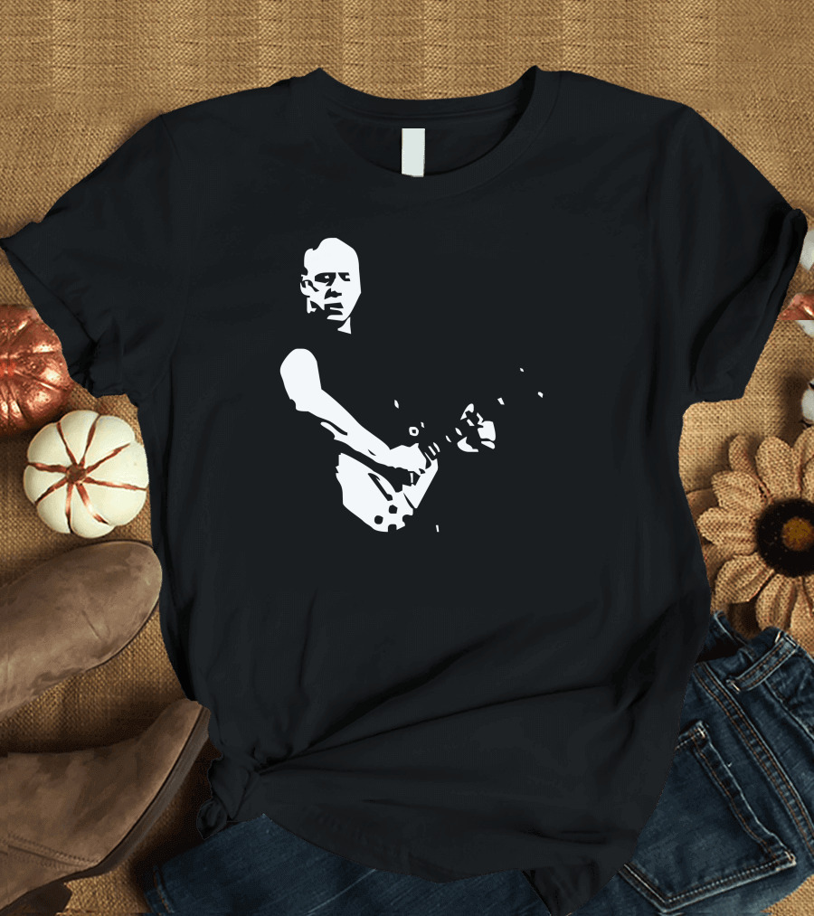 Mark Knopfler Homage Dire Straits Guitar T-Shirt