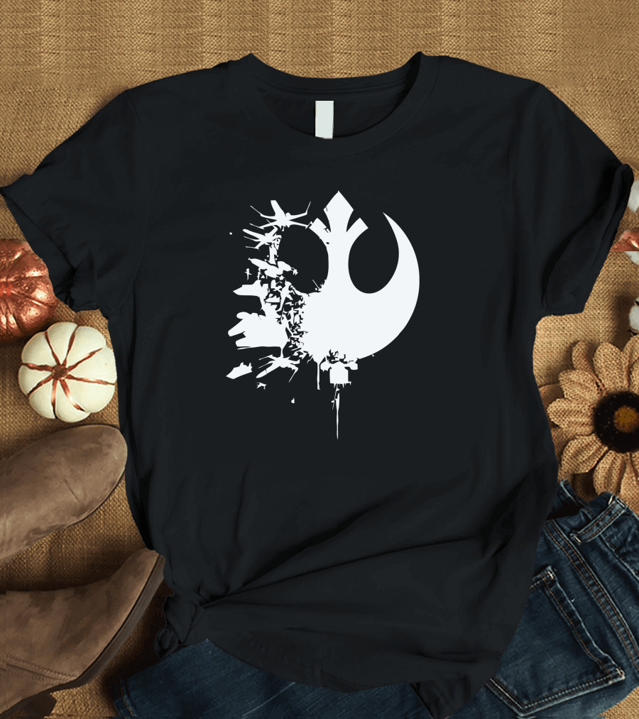 Star Wars Heroes Of The Rebellion Rebel Alliance Emblem X-Wing Fighters T-Shirt