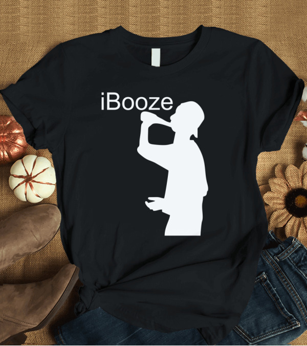 T-Shirt: iBooze Drinking Silhouette T-Shirt iBooze Drinking Silhouette T-Shirt