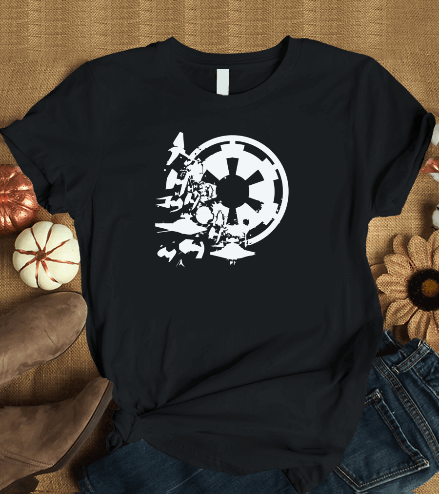 Imperial Revenge Star Warships and Emblem T-Shirt