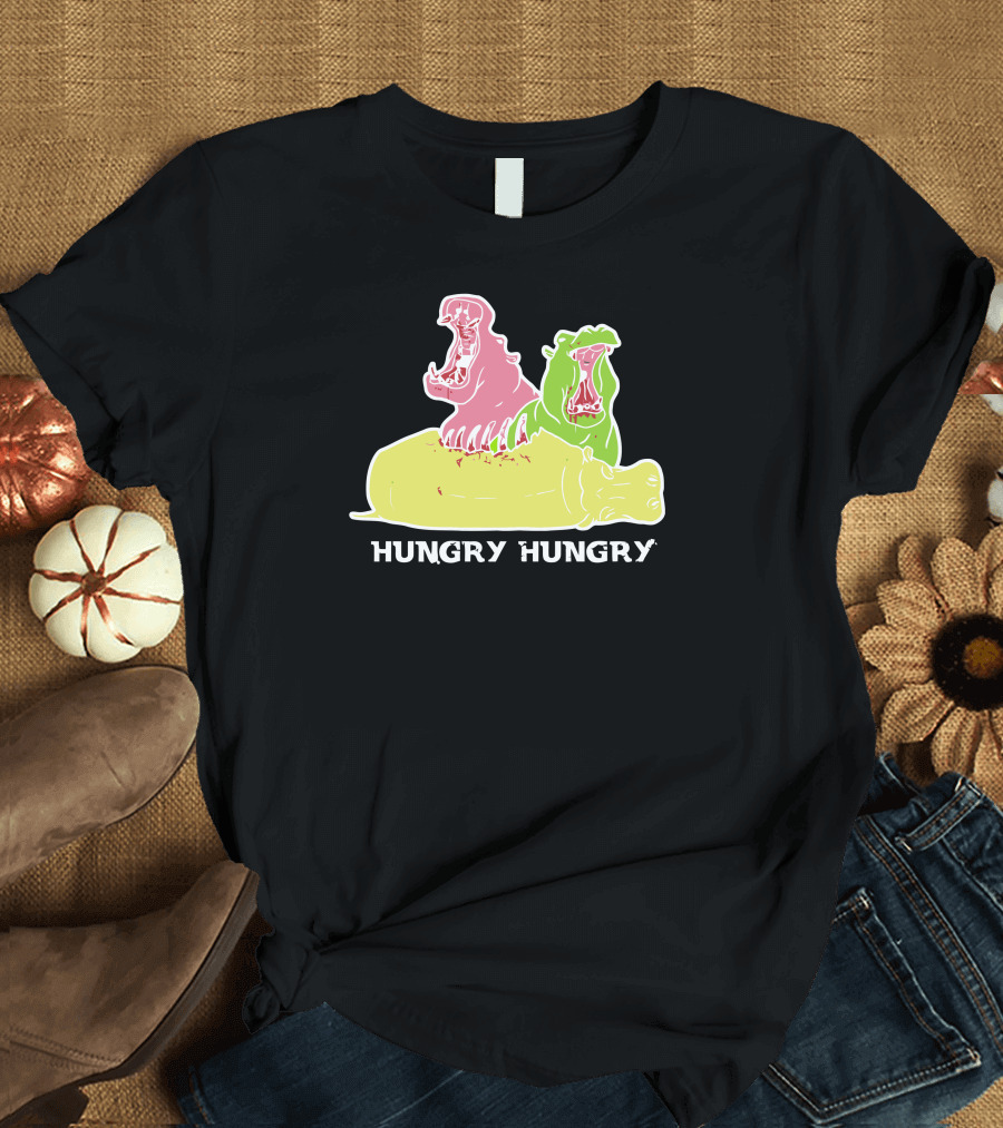 Hungry Hungry Hippos Burrito Mashup T-Shirt