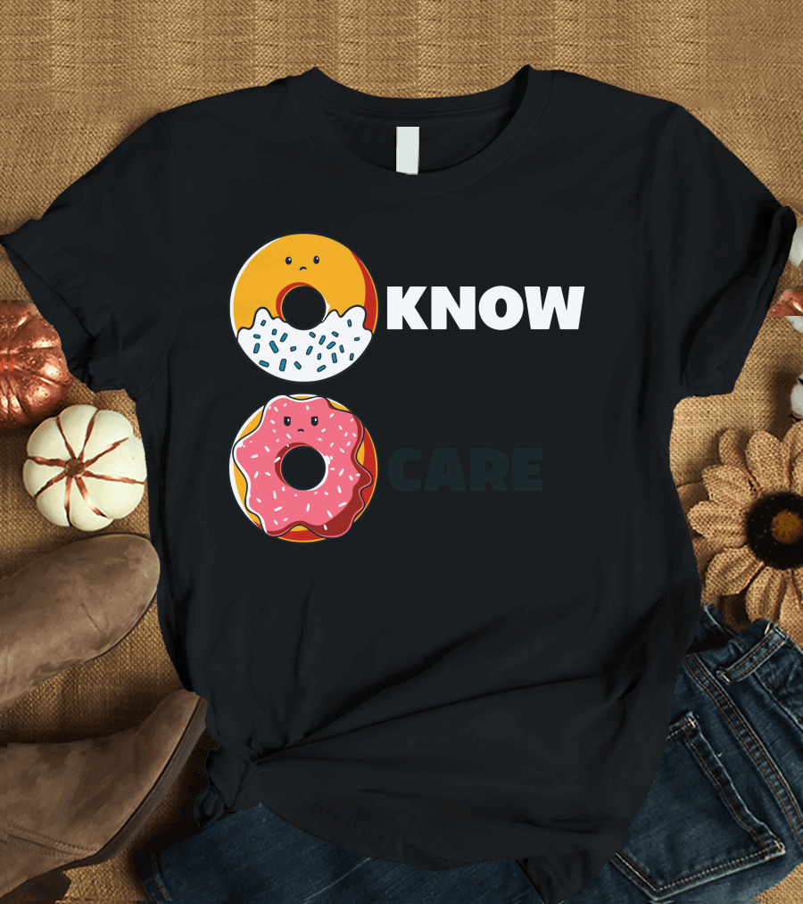 Know Care Donut Faces Sprinkles and Icing T-Shirt