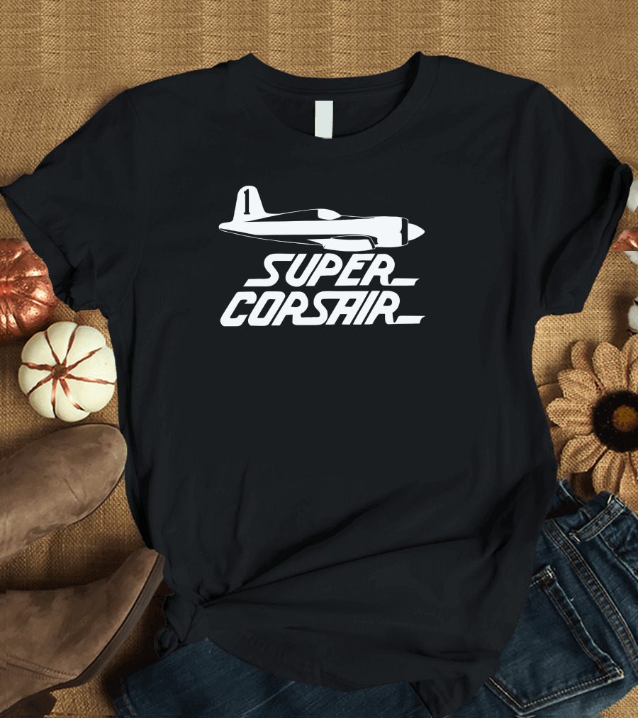 Super Corsair Race 1 Reno Air Racer Decal F4U F2G Air Racing Plane T-Shirt
