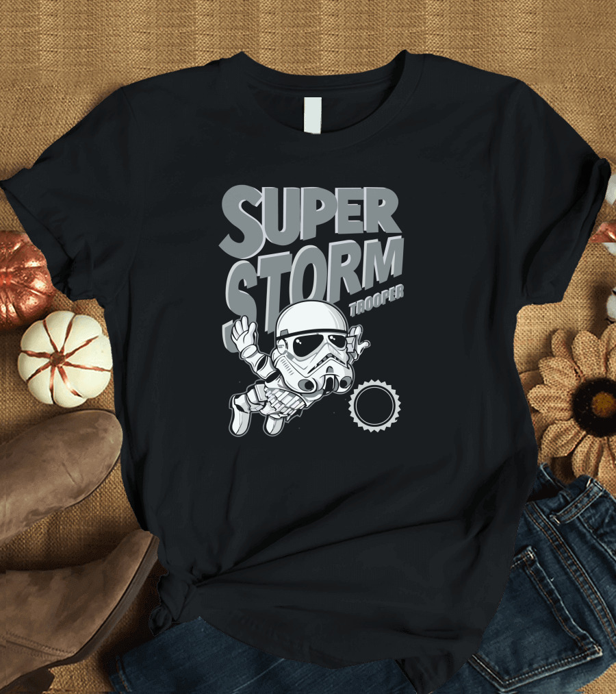 SUPER STORM TROOPER Skydiving Stormtrooper Adventure T-Shirt