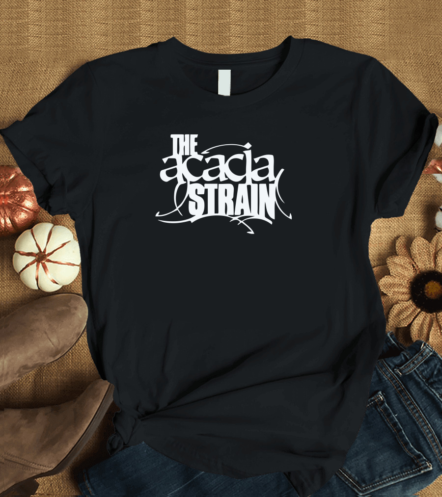 The Acacia Strain Bold White Script T-Shirt